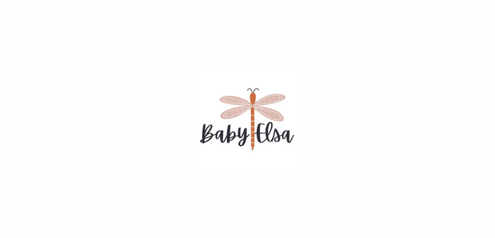 Baby Elsa Logo, a butterfly