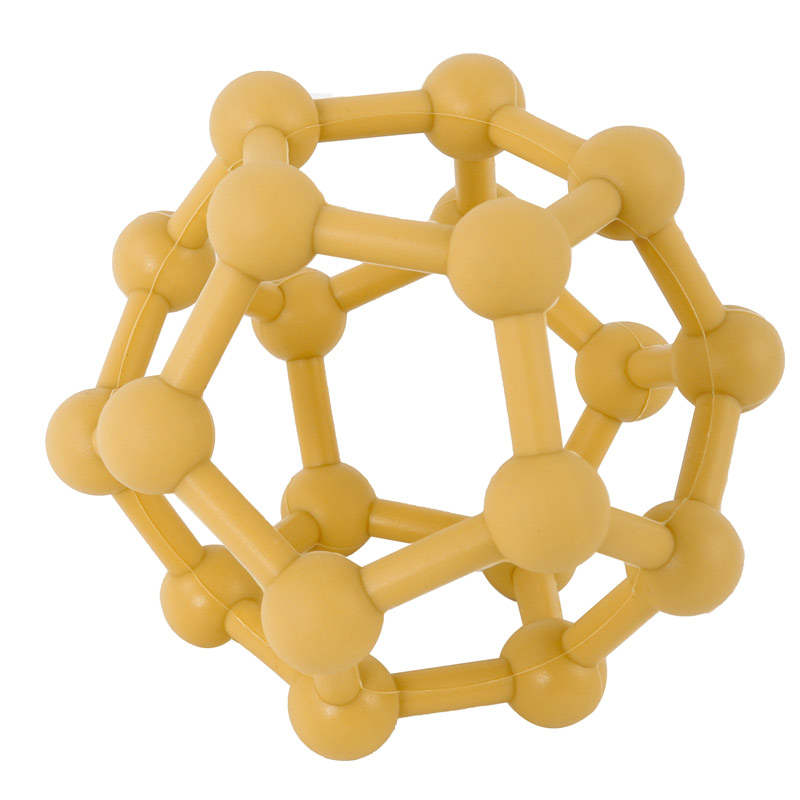 Ball teether Mustard- sensory learning toy