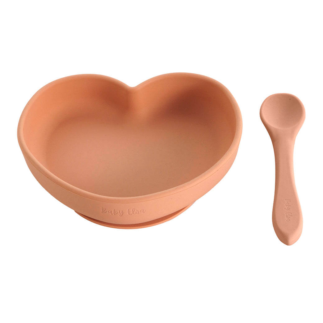 silicone suction plate with spoon